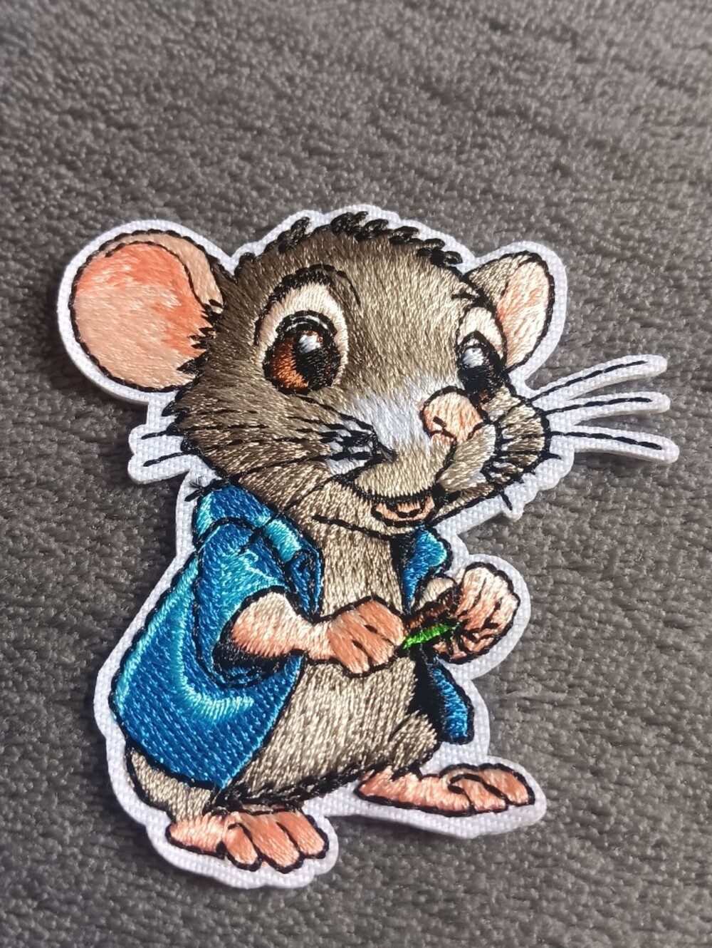 Adorable Whimsical Adventure Mouse Iron On Patch, Fairy Fairycore Whimsy